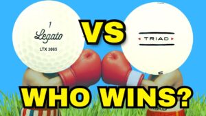Legato golf ball vs wilson triad golf ball