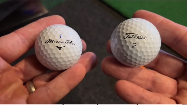 mizuno pro x golf ball vs titleist pro v1 golf ball