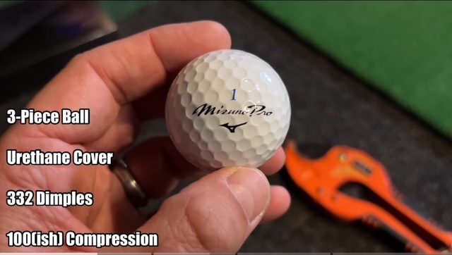 mizuno pro x golf ball specs and numbers