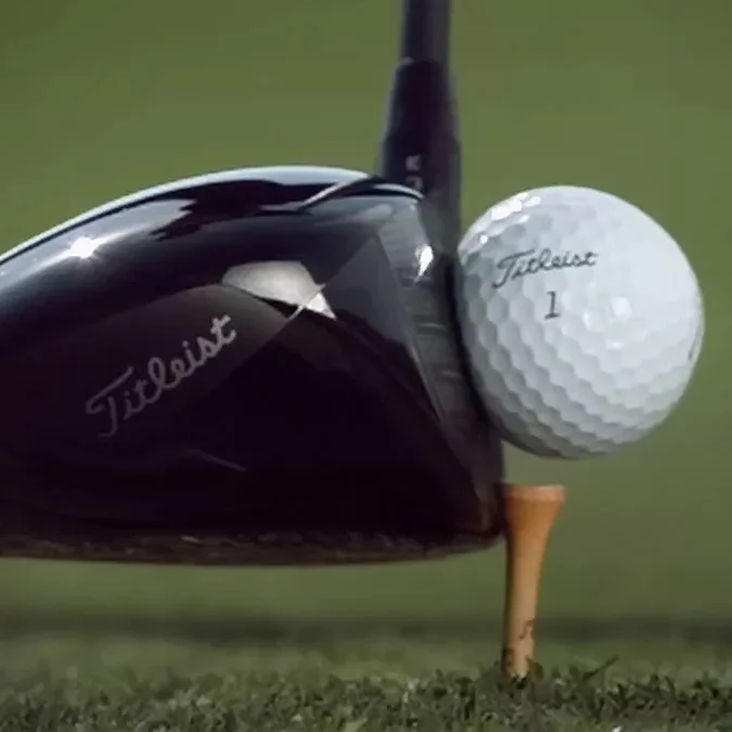 golf ball compression hit by a driver